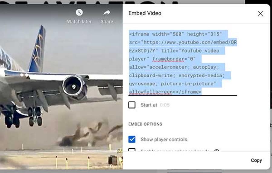 Youtube screenshot